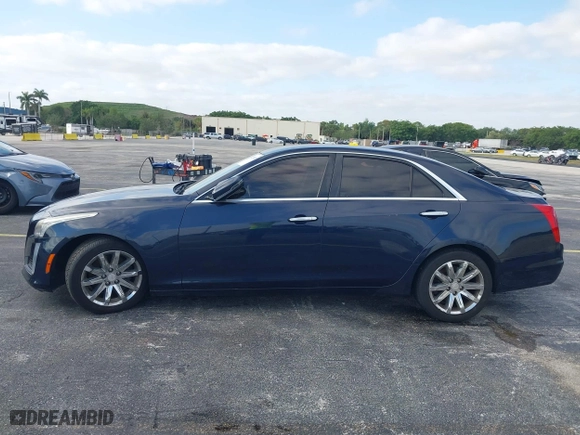 2016 Cadillac CTS Sedan RWD with VIN 1G6AP5SX8G0119984, listed as a IAAI auction lot 42098257 with 98,593 mi miles. Bid and sale history available at carsss.com. Image 14.