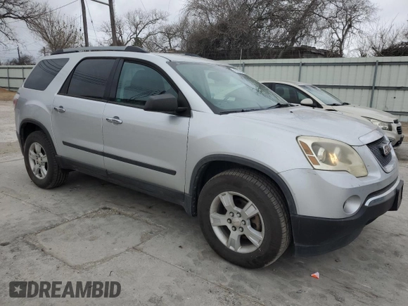 2010 GMC Acadia SL with VIN 1GKLRKED7AJ181074, listed as a Copart auction lot 45761405 with 242,834 mi miles and Salvage Title. Bid and sale history available at carsss.com. Image 4.