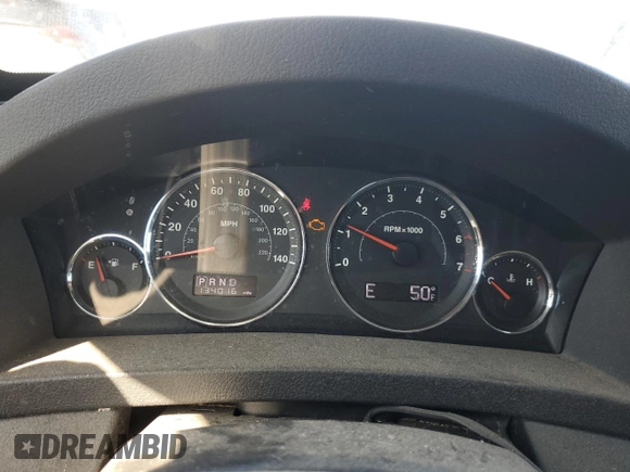 2009 Jeep Grand Cherokee Laredo with VIN 1J8GR48K59C525027, listed as a Copart auction lot 51462195 with 134,016 mi miles and Clean Title. Bid and sale history available at carsss.com. Image 9.