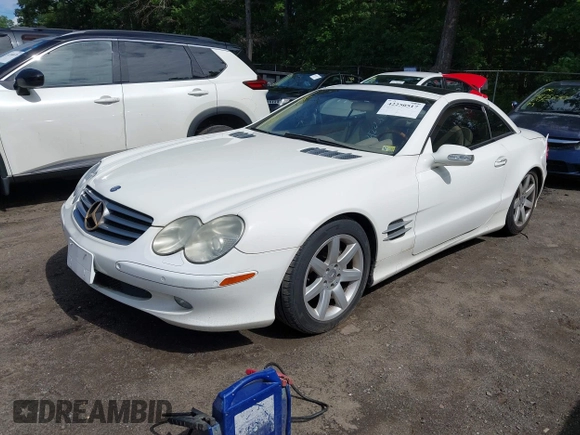 2003 Mercedes-Benz SL 500 z VIN WDBSK75F73F045221, wystawiony jako IAAI lot #42250517 z przebiegiem 103 803 mil mil oraz . Historia ofert i sprzedaży dostępna na DreamBid. Obrazek 2.