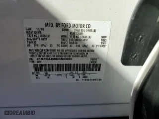 2019 Ford Edge SEL with VIN 2FMPK4J96KBB03000, listed as a Copart auction lot 50163625 with 35,874 mi miles and Salvage Title. Bid and sale history available at carsss.com. Image 13.