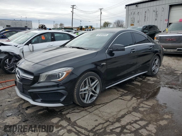 2015 Mercedes-Benz CLA 45 AMG with VIN WDDSJ5CB3FN184383, listed as a Copart auction lot 81484544 with 71,880 mi miles and Clean Title. Bid and sale history available at DreamBid. Image 1.