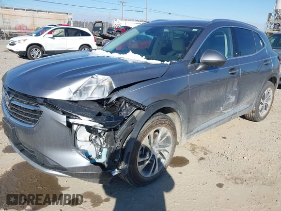 2021 Buick Envision Essence with VIN LRBFZPR4XMD061867, listed as a IAAI auction lot 41282053 with 44,966 mi miles and . Bid and sale history available at DreamBid. Image 6.
