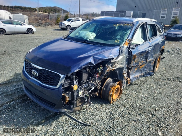 2019 Kia Sorento LX V6 with VIN 5XYPGDA51KG442925, listed as a Copart auction lot 47452905 with 0 mi miles and Non Repairable. Bid and sale history available at carsss.com. Image 1.