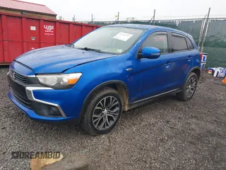 2016 Mitsubishi Outlander Sport 2.0 ES with VIN JA4AP3AU1GZ026352, listed as a IAAI auction lot 41514797 with 152,172 mi miles. Bid and sale history available at carsss.com. Image 2.