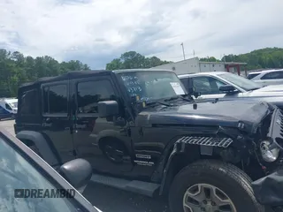 2012 Jeep Wrangler Unlimited Sport with VIN 1C4BJWDG0CL233718, listed as a IAAI auction lot 42551935 with 227,693 mi miles and . Bid and sale history available at DreamBid. Image 13.