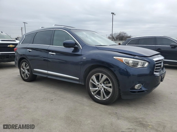 2015 Infiniti QX60 with VIN 5N1AL0MN5FC543638, listed as a Copart auction lot 42983785 with NaN miles and Salvage Title. Bid and sale history available at carsss.com. Image 4.