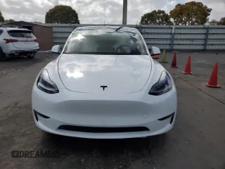 2022 Tesla Model Y Performance with VIN 7SAYGDEFXNF510418, listed as a Copart auction lot 51131465 with 16,263 mi miles and Salvage Title. Bid and sale history available at DreamBid. Image 5.