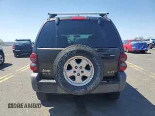 2005 Jeep Liberty Sport with VIN 1J4GL48KX5W602969, listed as a Copart auction lot 53371155 with 134,441 mi miles and Salvage Title. Bid and sale history available at DreamBid. Image 6.
