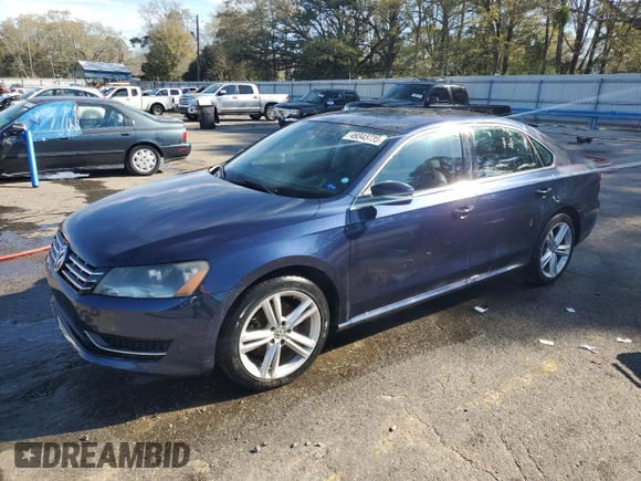 2014 Volkswagen Passat SE z VIN 1VWBN7A36EC053431, wystawiony jako Copart lot #49343735 z przebiegiem 102 845 mil mil oraz Szkoda całkowita • Salvage title. Historia ofert i sprzedaży dostępna na DreamBid. Obrazek 1.