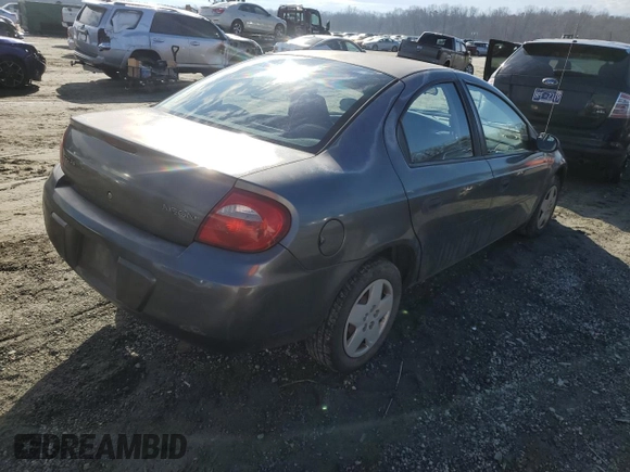 2004 Dodge Neon SE z VIN 1B3ES26C04D539375, wystawiony jako Copart lot #88104955 z przebiegiem 326 390 mil mil oraz Szkoda całkowita • Salvage title. Historia ofert i sprzedaży dostępna na DreamBid. Obrazek 3.