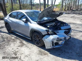 2023 Subaru WRX Premium with VIN JF1VBAF64P9824239, listed as a IAAI auction lot 41703298 with 15,525 mi miles. Bid and sale history available at carsss.com. Image 1.