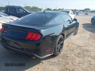 2020 Ford Mustang EcoBoost with VIN 1FA6P8TH0L5188201, listed as a IAAI auction lot 42594719 with 38,370 mi miles and . Bid and sale history available at DreamBid. Image 4.