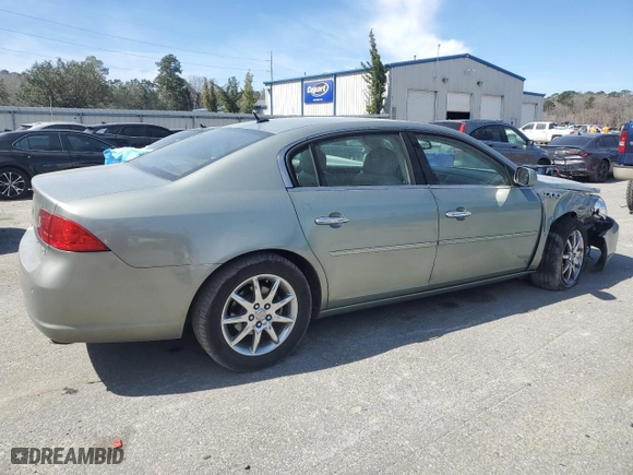 2007 Buick Lucerne V6 CXL with VIN 1G4HD57287U105623, listed as a Copart auction lot 47540025 with 53,943 mi miles and Salvage Title. Bid and sale history available at carsss.com. Image 3.