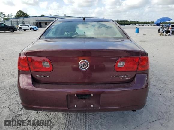 2006 Buick Lucerne CXL with VIN 1G4HD57286U142010, listed as a Copart auction lot 54240525 with 116,900 mi miles and Salvage Title. Bid and sale history available at carsss.com. Image 6.