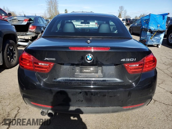 2017 BMW 4 Series 430i xDrive with VIN WBA4U9C50H5D44136, listed as a Copart auction lot 45125794 with 72,368 mi miles and Salvage title. Bid and sale history available at DreamBid. Image 6.