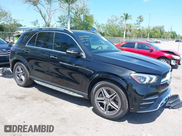 2020 Mercedes-Benz GLE 450 z VIN 4JGFB5KB9LA084071, wystawiony jako IAAI lot #42210710 z przebiegiem 36 180 mil mil oraz . Historia ofert i sprzedaży dostępna na DreamBid. Obrazek 1.