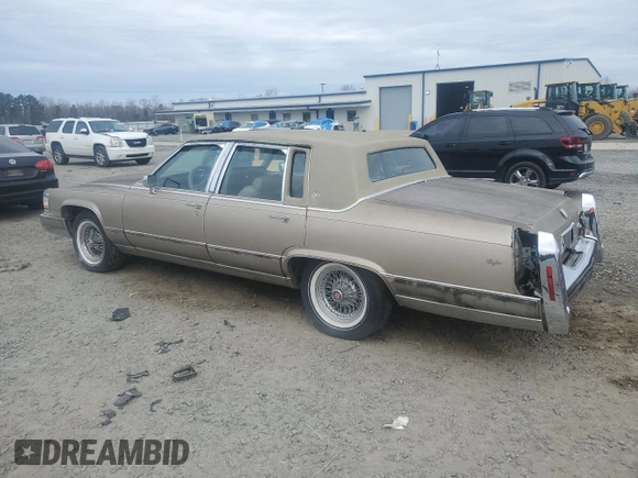 1990 Cadillac Brougham с VIN 1G6DW54Y1LR710024, выставлен на аукционе Copart как лот 88406975 с пробегом 183 170 миль миль и Чистый • Clean title. История ставок и продаж доступна на DreamBid. Изображение 2.