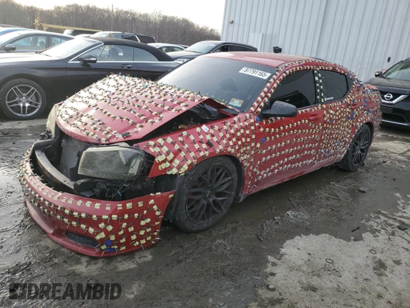 2012 Dodge Avenger SE with VIN 1C3CDZAGXCN254960, listed as a Copart auction lot 87791165 with Not Provided miles and Salvage Title. Bid and sale history available at DreamBid. Image 1.