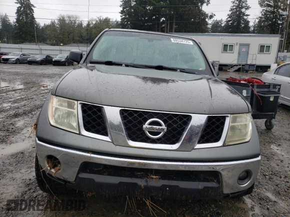2005 Nissan Frontier SE with VIN 1N6AD06W45C416222, listed as a Copart auction lot 88534725 with 258,572 mi miles and Salvage title. Bid and sale history available at DreamBid. Image 5.
