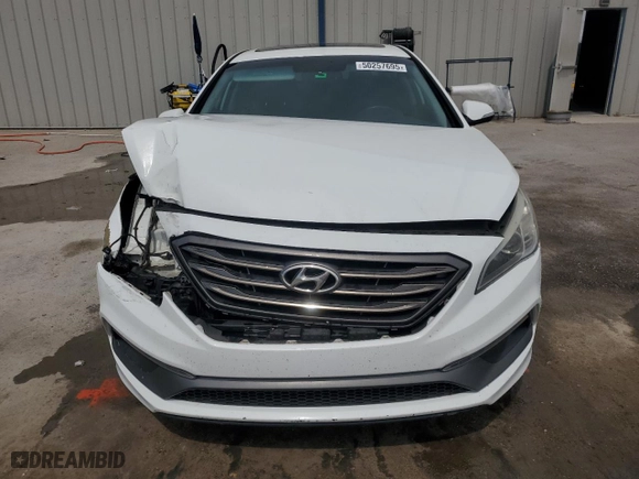 2017 Hyundai Sonata Sport with VIN 5NPE34AF3HH579149, listed as a Copart auction lot 50257695 with 179,527 mi miles and Salvage Title. Bid and sale history available at carsss.com. Image 5.