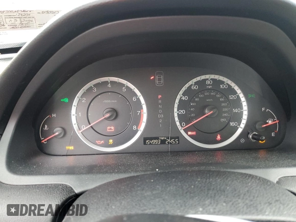 2011 Honda Accord LX z VIN 1HGCP2F30BA038655, wystawiony jako Copart lot #52474805 z przebiegiem 154 993 mil mil oraz Czysty tytuł • Clean title. Historia ofert i sprzedaży dostępna na DreamBid. Obrazek 9.