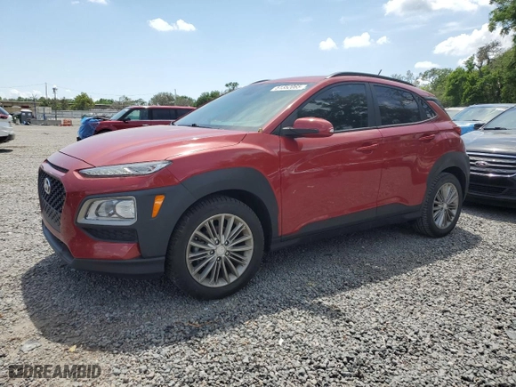 2021 Hyundai Kona SEL with VIN KM8K22AA2MU608098, listed as a Copart auction lot 51352065 with 25,804 mi miles and Non Repairable. Bid and sale history available at carsss.com. Image 1.