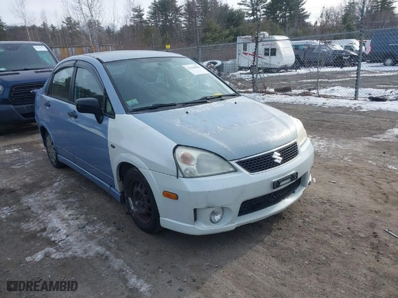 2007 Suzuki Aerio Premium Pkg with VIN JS2RA62S475355083, listed as a IAAI auction lot 41336586 with 161,166 mi miles. Bid and sale history available at carsss.com. Image 1.
