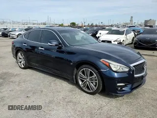 2017 Infiniti Q70 3.7 z VIN JN1BY1AP1HM741381, wystawiony jako Copart lot #48637015 z przebiegiem 122 862 mil mil oraz Szkoda całkowita • Salvage title. Historia ofert i sprzedaży dostępna na DreamBid. Obrazek 10.