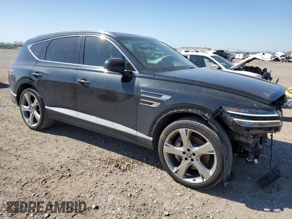 2022 Genesis GV80 z VIN KMUHBDSB7NU091218, wystawiony jako Copart lot #48582425 z przebiegiem 32 495 mil mil oraz Szkoda całkowita • Salvage title. Historia ofert i sprzedaży dostępna na DreamBid. Obrazek 4.