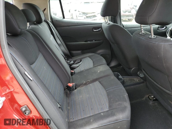 2023 Nissan LEAF SV Plus with VIN 1N4CZ1CV4PC555628, listed as a Copart auction lot 61274595 with 28,424 mi miles and Salvage title. Bid and sale history available at DreamBid. Image 11.