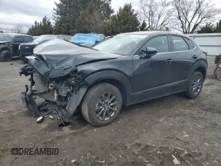 2021 Mazda CX-30 S with VIN 3MVDMBAL2MM222907, listed as a Copart auction lot 48070245 with Not Provided miles and Salvage Title. Bid and sale history available at carsss.com. Image 1.