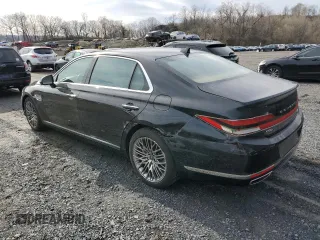 2022 Genesis G90 3.3T Premium with VIN KMTF34PA7NU096590, listed as a Copart auction lot 52722865 with 12,930 mi miles and Salvage Title. Bid and sale history available at carsss.com. Image 2.