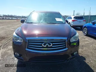 2013 Infiniti JX35 z VIN 5N1AL0MM4DC345105, wystawiony jako IAAI lot #41741937 z przebiegiem 76 332 mil mil oraz . Historia ofert i sprzedaży dostępna na DreamBid. Obrazek 12.