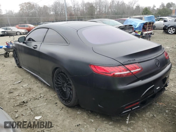 2020 Mercedes-Benz S 63 AMG with VIN WDDXJ8JB7LA040820, listed as a Copart auction lot 84505674 with 21,242 mi miles and Salvage Title. Bid and sale history available at DreamBid. Image 2.