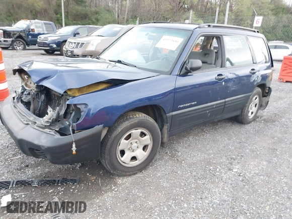 2001 Subaru Forester L with VIN JF1SF63521G719556, listed as a IAAI auction lot 41973450 with 218,525 mi miles. Bid and sale history available at carsss.com. Image 2.