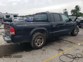 2004 Dodge Dakota Sport with VIN 1D7HL38K04S553703, listed as a Copart auction lot 70974374 with 0 mi miles and Salvage Title. Bid and sale history available at carsss.com. Image 3.