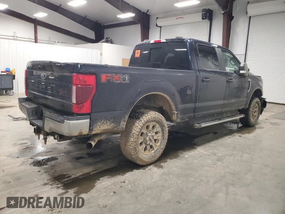 2022 Ford F-250 XL with VIN 1FT7W2BN7NEC97912, listed as a Copart auction lot 57784455 with 74,699 mi miles and Salvage title. Bid and sale history available at DreamBid. Image 3.
