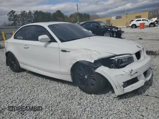 2013 BMW 1 Series 128i with VIN WBAUP7C57DVP25372, listed as a Copart auction lot 49533795 with 93,510 mi miles and Salvage title. Bid and sale history available at DreamBid. Image 4.