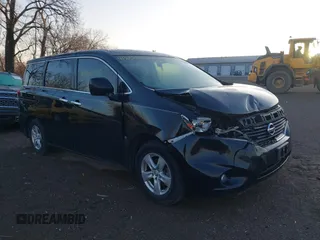 2012 Nissan Quest SL with VIN JN8AE2KP2C9031928, listed as a IAAI auction lot 41850045 with 140,075 mi miles. Bid and sale history available at carsss.com. Image 1.