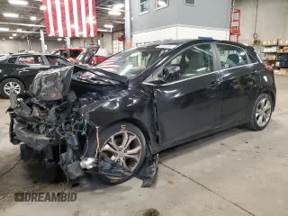 2013 Hyundai Elantra GT with VIN KMHD35LE2DU138100, listed as a Copart auction lot 55961344 with 79,144 mi miles and Salvage Title. Bid and sale history available at carsss.com. Image 1.