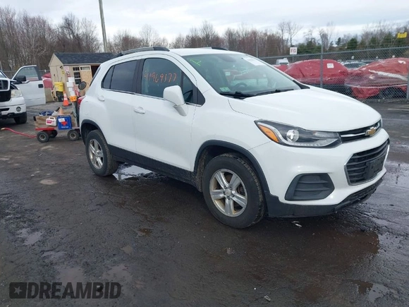 2017 Chevrolet Trax LT with VIN KL7CJPSB6HB054501, listed as a IAAI auction lot 41969377 with 141,858 mi miles. Bid and sale history available at carsss.com. Image 1.