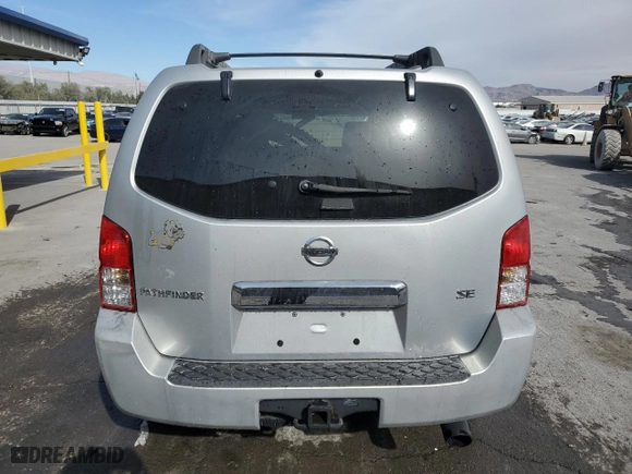 2006 Nissan Pathfinder SE with VIN 5N1AR18U36C615832, listed as a Copart auction lot 81623304 with 185,540 mi miles and Salvage Title. Bid and sale history available at carsss.com. Image 6.