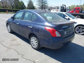 2014 Nissan Versa SV with VIN 3N1CN7AP9EL812462, listed as a IAAI auction lot 41890801 with 169,438 mi miles. Bid and sale history available at carsss.com. Image 3.