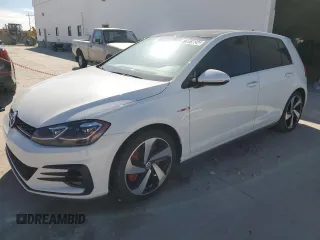 2020 Volkswagen Golf GTI S with VIN 3VW5T7AU2LM012267, listed as a Copart auction lot 77018654 with 23,841 mi miles and Clean Title. Bid and sale history available at carsss.com. Image 1.