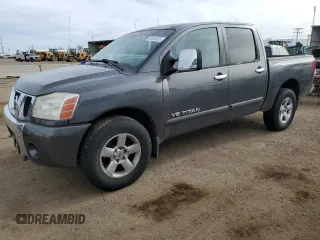 2005 Nissan Titan LE with VIN 1N6AA07B25N561106, listed as a Copart auction lot 50073555 with 264,512 mi miles and Clean Title. Bid and sale history available at carsss.com. Image 1.