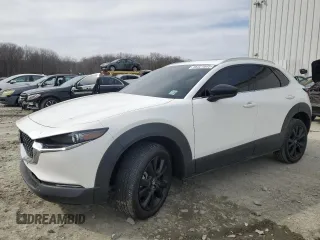 2024 Mazda CX-30 2.5 Turbo Premium Package with VIN 3MVDMBDY3RM683631, listed as a Copart auction lot 45321605 with 3,989 mi miles and Salvage Title. Bid and sale history available at carsss.com. Image 1.