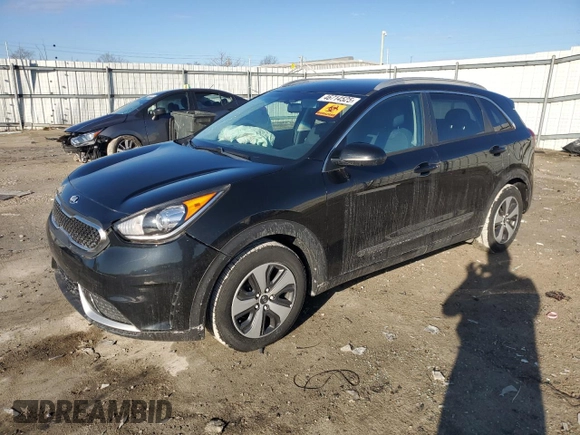 2017 Kia Niro FE with VIN KNDCB3LC5H5049319, listed as a Copart auction lot 46714525 with 50,213 mi miles and Salvage Title. Bid and sale history available at carsss.com. Image 1.