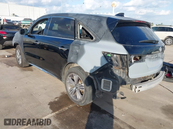 2019 Acura MDX with VIN 5J8YD4H33KL005886, listed as a IAAI auction lot 40896098 with 153,512 mi miles. Bid and sale history available at carsss.com. Image 3.