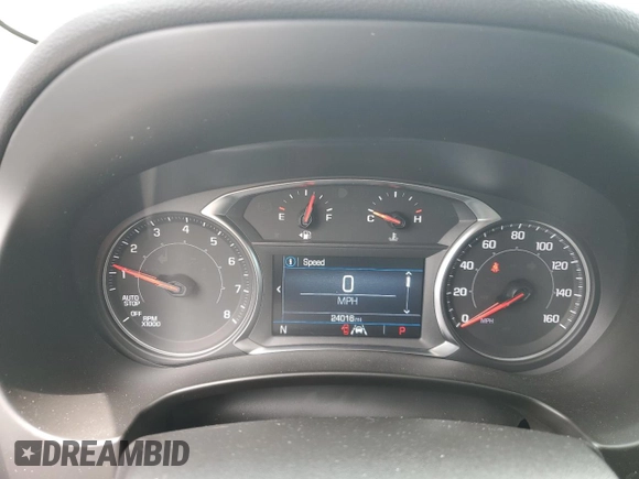2024 GMC Terrain SLE with VIN 3GKALMEGXRL157645, listed as a Copart auction lot 55771085 with 24,016 mi miles and Salvage title. Bid and sale history available at DreamBid. Image 9.
